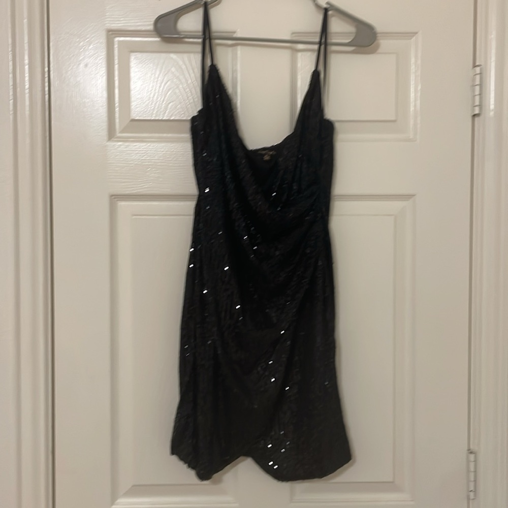 City Triangles, Black Sequin Mini Dress, Size 13